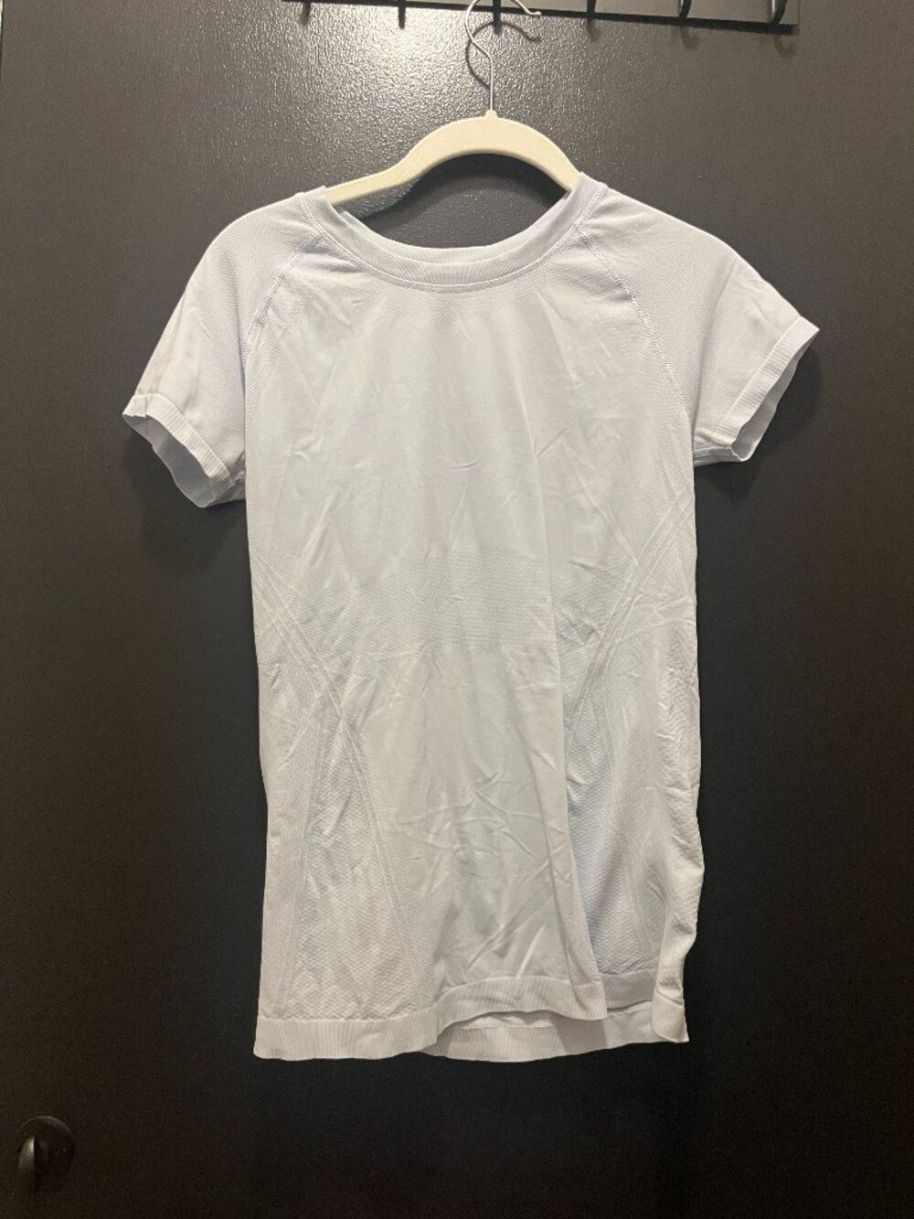 Athleta Momentum Flex Tee in light blue